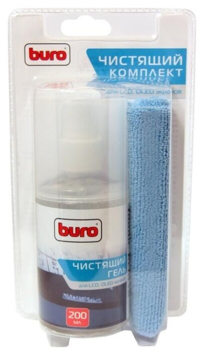 Набор Buro BU-Glcd чистящий гель+сухая салфетка для экрана, для ноутбука (фото modal 4)