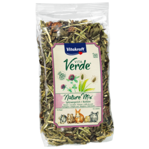 Лакомство для грызунов Vitakraft Vita Verde® Nature Mix Spitzwegerich & Rotklee (фото modal nav 1)