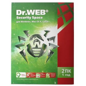 Dr.Web Security Space (2 ПК, 1 год) коробочная версия (фото modal nav 1)