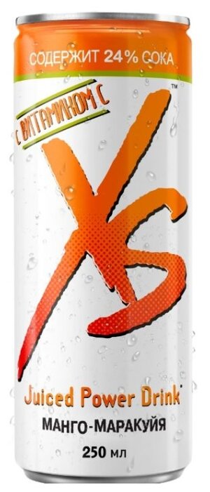 Энергетический напиток XS Power Drink Манго-маракуйя (фото modal 1)