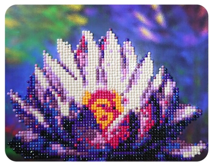 Color Kit Набор алмазной вышивки Сияние лотоса (M007) 21х17 см (фото modal 1)