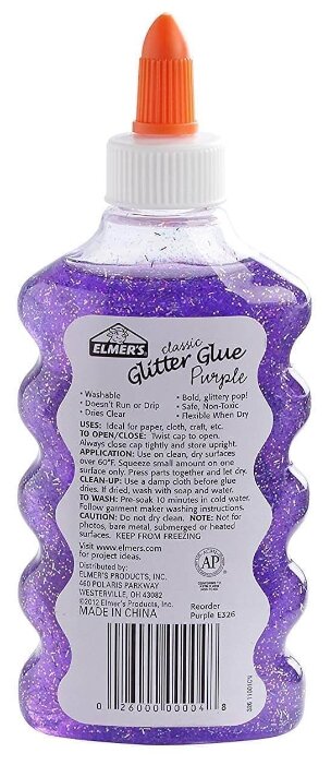 Elmer's Клей для декорирования Liquid Glitter Glue 177 мл (фото modal 6)