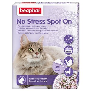 No Stress Spot On для кошек капли (0.4мл х 3) Beaphar (фото modal nav 1)