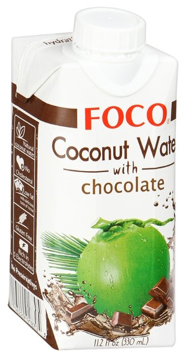 Вода кокосовая FOCO с шоколадом (фото modal 2)