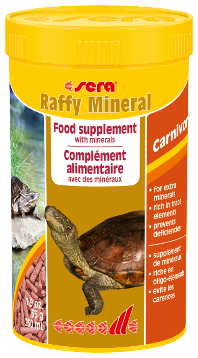 Сухой корм Sera Raffy Mineral для рептилий (фото modal 2)