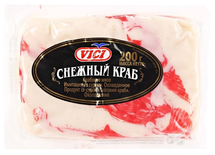 Vici Крабовое мясо Снежный краб имитация из сурими охлажденное (фото modal 3)