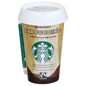 Напиток Cappuccino Starbucks молочный кофейный 0.22 л (фото modal nav 1)