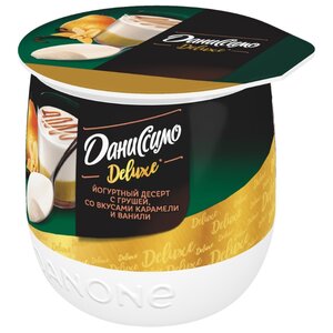 Йогурт Даниссимо Deluxe с грушей, ванилью и карамелью 4.2%, 160 г (фото modal nav 2)