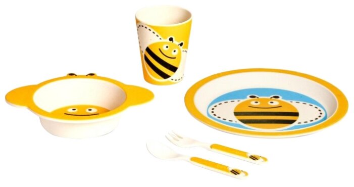 Комплект посуды Eco Baby Пчелка (фото modal 1)