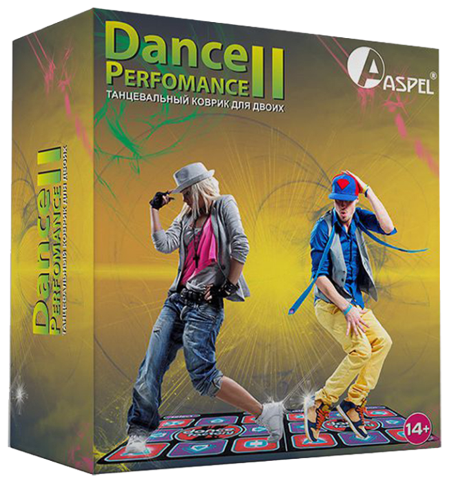 Музыкальный коврик Aspel Dance Perfomance II ТВ/ПК (32 бита) для двоих, 010:K (фото modal 2)