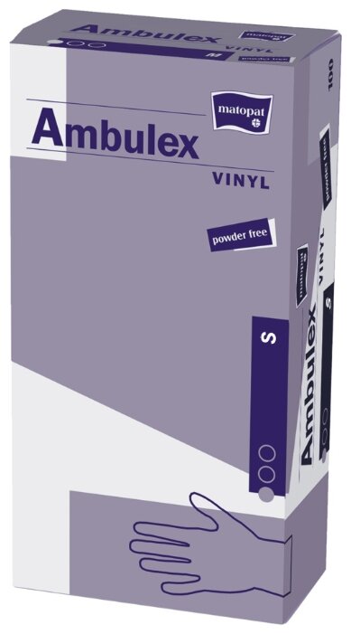 Перчатки смотровые Matopat Ambulex Vinyl (фото modal 3)