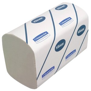 Полотенца бумажные Kleenex Ultra Super Soft 6771 трёхслойные белые в пачках (фото modal nav 1)
