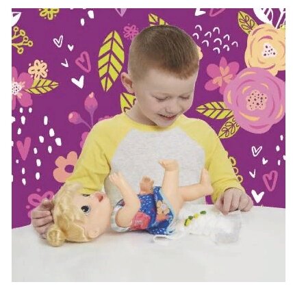 Интерактивная кукла Hasbro Baby Alive Малышка и макароны, 35,6 см, E3694ES0 (фото modal 4)
