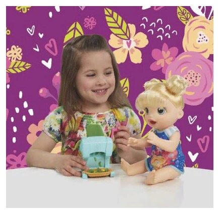 Интерактивная кукла Hasbro Baby Alive Малышка и макароны, 35,6 см, E3694ES0 (фото modal 3)