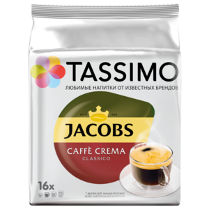 Кофе в капсулах Jacobs Caffe Crema Classico (16 шт.) (фото modal nav 1)