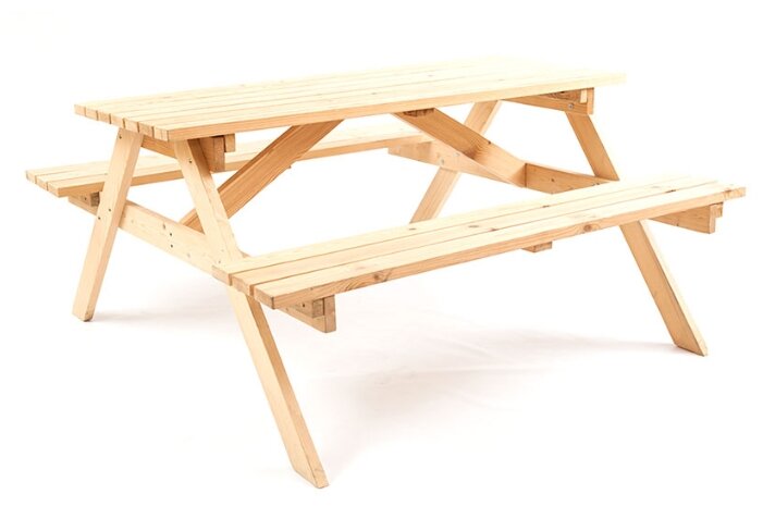 Комплект мебели ФОТОН Пикник (стол, 2 скамьи) (фото modal 2)