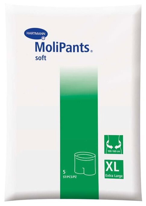Штанишки для фиксации Hartmann MoliPants soft (5 шт.) (фото modal 5)