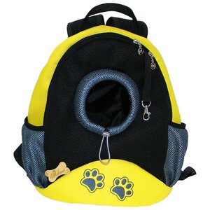 Переноска-рюкзак для кошек и собак Melenni Стандарт Лапы S 30х15х35 см (фото modal nav 2)