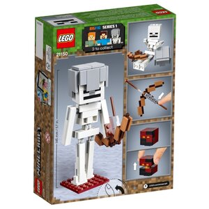 Конструктор LEGO Minecraft 21150 Скелет с кубом магмы (фото modal nav 2)