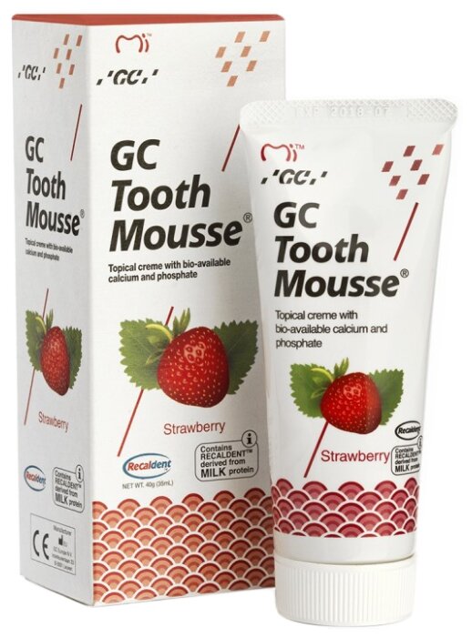 Зубной гель GC Corporation Tooth mousse, клубника (фото modal 1)