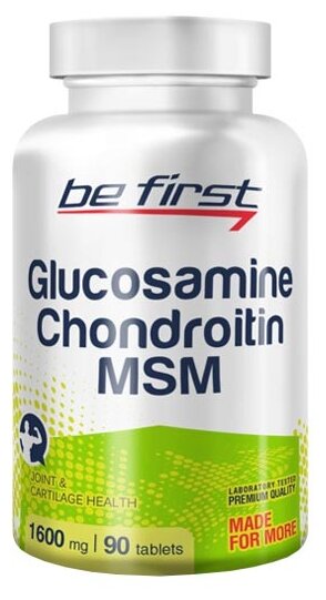 Препарат для укрепления связок и суставов Be First Glucosamine Chondroitin MSM (90 шт.) (фото modal 1)