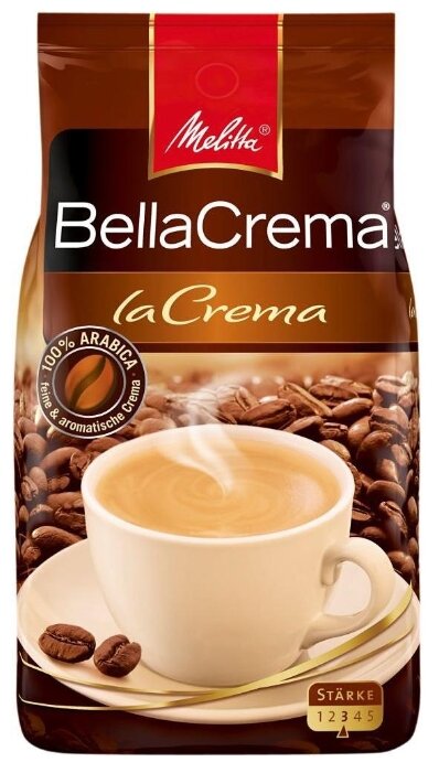 Кофе в зернах Melitta Bella Crema La Crema (фото modal 2)