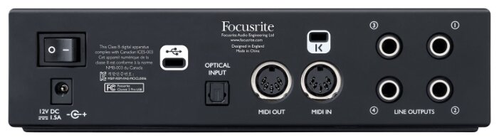 Внешняя звуковая карта Focusrite Clarett 2Pre USB (фото modal 2)