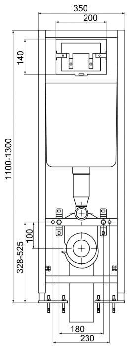 Рамная инсталляция Ideal STANDARD W370767 (фото modal 2)