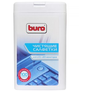 Buro BU-tft влажные салфетки 100 шт. для экрана (фото modal nav 1)