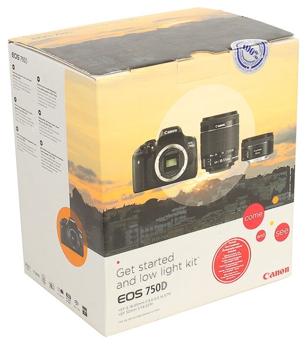 Зеркальный фотоаппарат Canon EOS 750D Kit (фото modal 13)