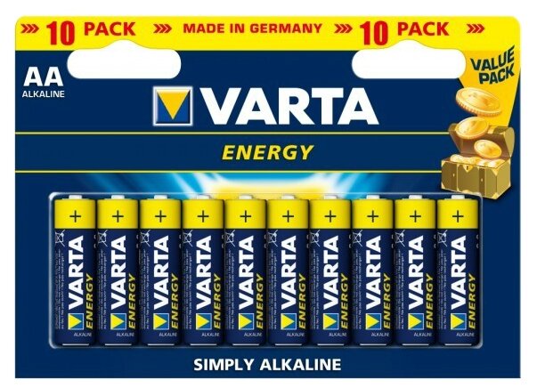 Батарейка AA VARTA 4106 LR6 BL10 Energy (фото modal 1)