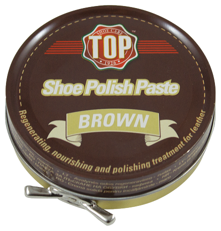 TOP Паста Shoe Polish Paste Brown коричневый (фото modal 1)