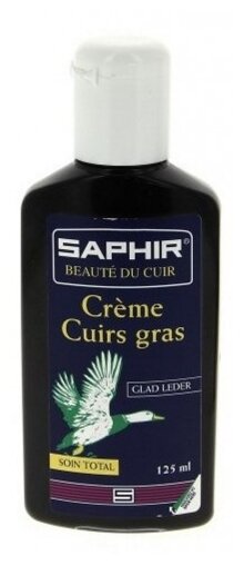 Saphir Бальзам Cream Greasy Leather Black черный (фото modal 1)
