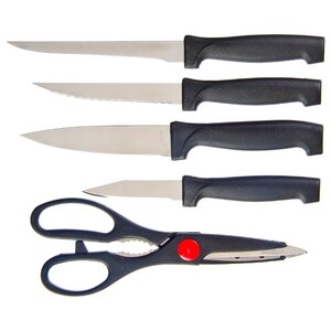 Набор Vetta 4 ножа и ножницы с подставкой (фото modal nav 2)