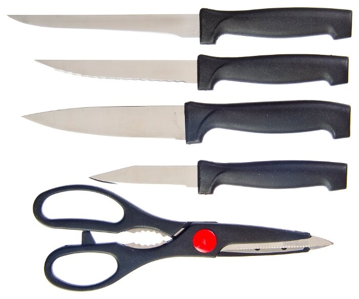 Набор Vetta 4 ножа и ножницы с подставкой (фото modal 2)