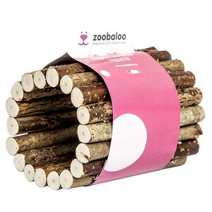 Игрушка для грызунов Zoobaloo Тоннель из орешника малый 10х7см (фото modal nav 2)