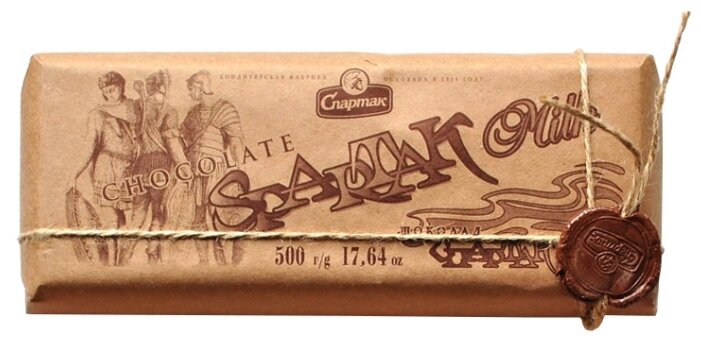 Шоколад Спартак молочный (фото modal 1)