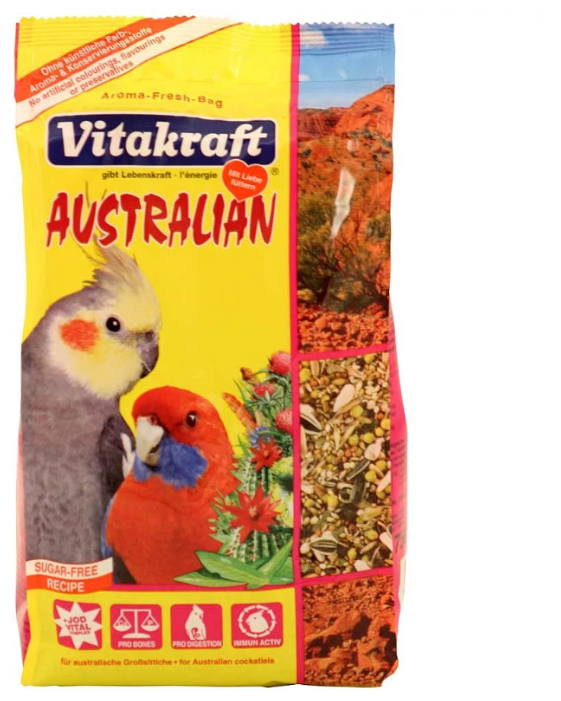 Vitakraft Корм Australian для средних попугаев (фото modal 1)