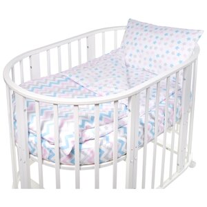 SWEET BABY комплект в овальную кроватку Colori (4 предмета) (фото modal nav 2)
