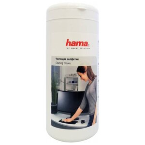 HAMA Cleaning Tissues влажные салфетки 100 шт. для оргтехники (фото modal nav 1)