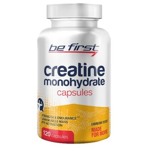 Креатин Be First Creatine Monohydrate Capsules (120 шт.) (фото modal nav 1)
