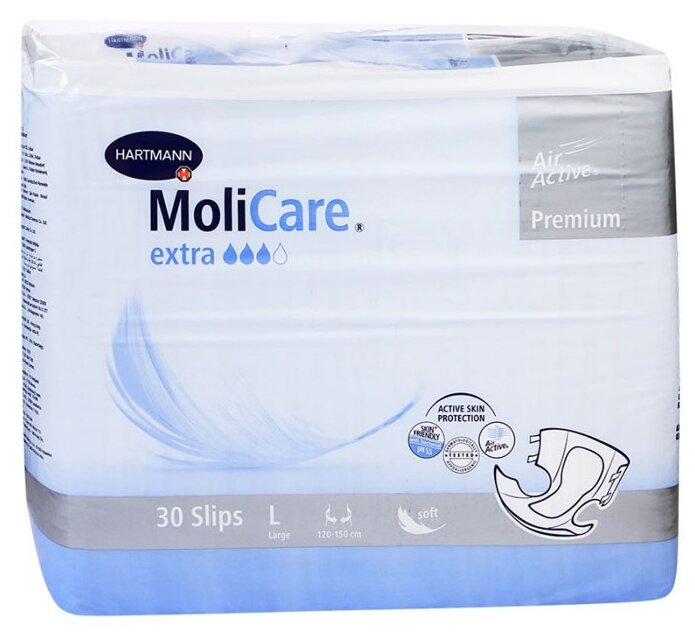 Подгузники для взрослых Hartmann MoliCare Premium Extra Soft (30 шт.) (фото modal 3)