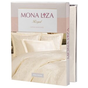 Постельное белье 2-спальное Mona Liza Royal Роза милки 5438/04 сатин-жаккард (фото modal nav 5)