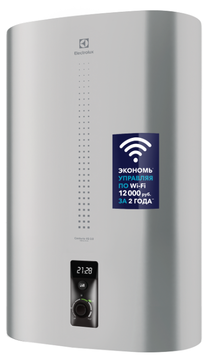 Накопительный водонагреватель Electrolux EWH 80 Centurio IQ 2.0 Silver (фото modal 1)
