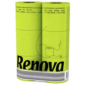 Туалетная бумага Renova Color Green трёхслойная (фото modal nav 1)