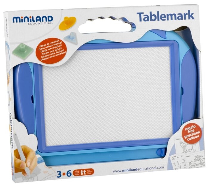 Планшет детский Miniland Tablemark (97933) (фото modal 1)