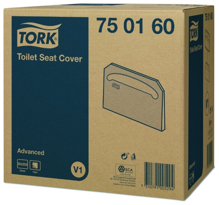 Покрытия на унитаз TORK Advanced 750160 (фото modal 2)