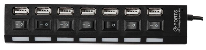 USB-концентратор Gembird UHB-U2P7-02, разъемов: 7 (фото modal 2)