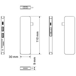 USB-концентратор HyperDrive Solo GN21D, разъемов: 7 (фото modal nav 10)