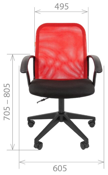 Компьютерное кресло Chairman 615 офисное (фото modal 8)
